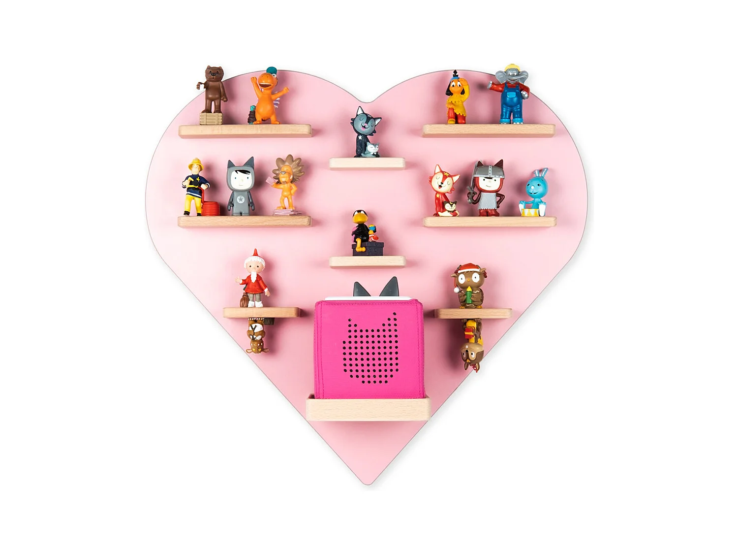 Wall Rack BOARTI Regal Pink H. 51 x W. 54 x D. 19 cm