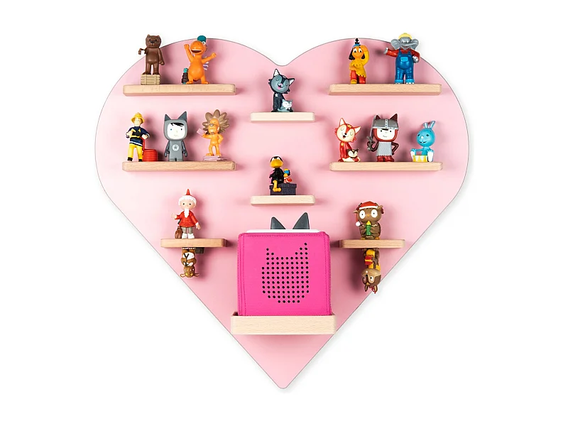 Wall Rack BOARTI Regal Pink H. 51 x W. 54 x D. 19 cm