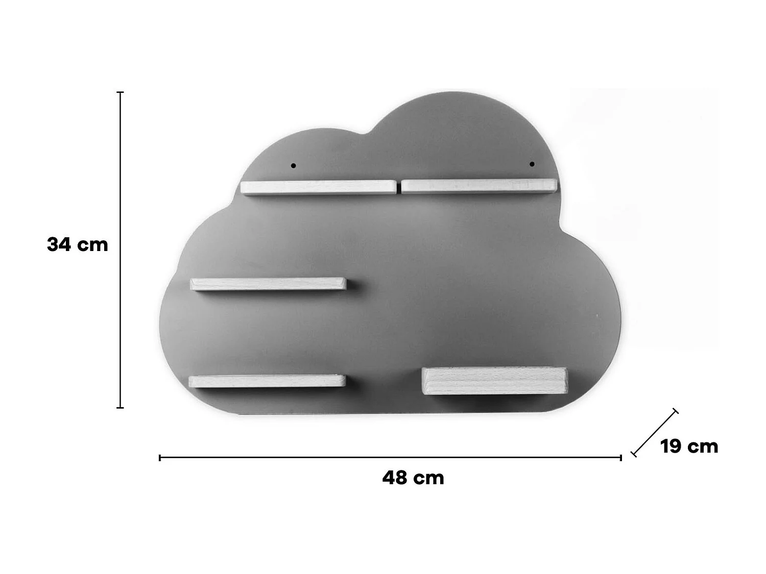 Shelf Wood Cloud Toniebox Tonies — dodatkowe informacje