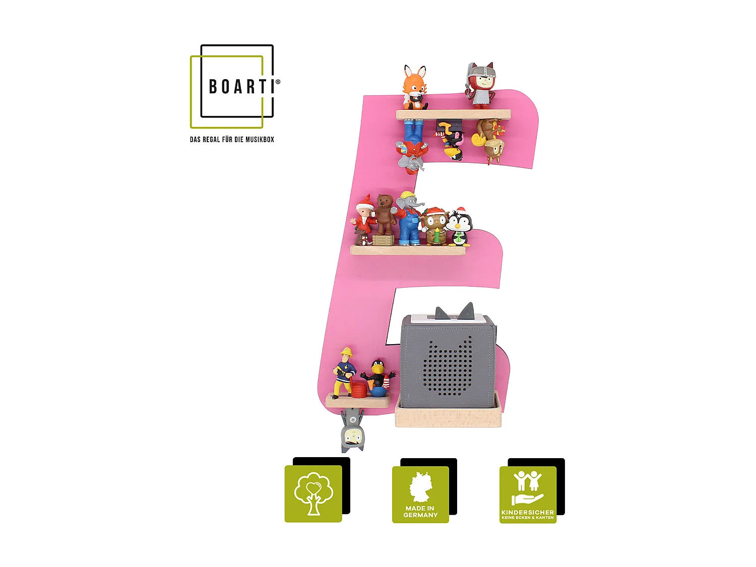 Plank letter E voor Toniebox Tonies