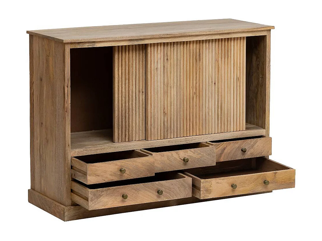 Meuble sous vasque en bois de manguier Liora