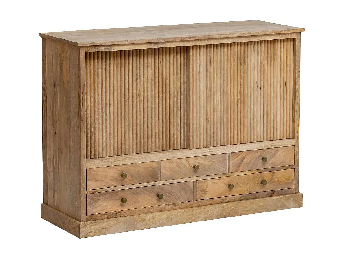 Meuble sous vasque en bois de manguier Liora