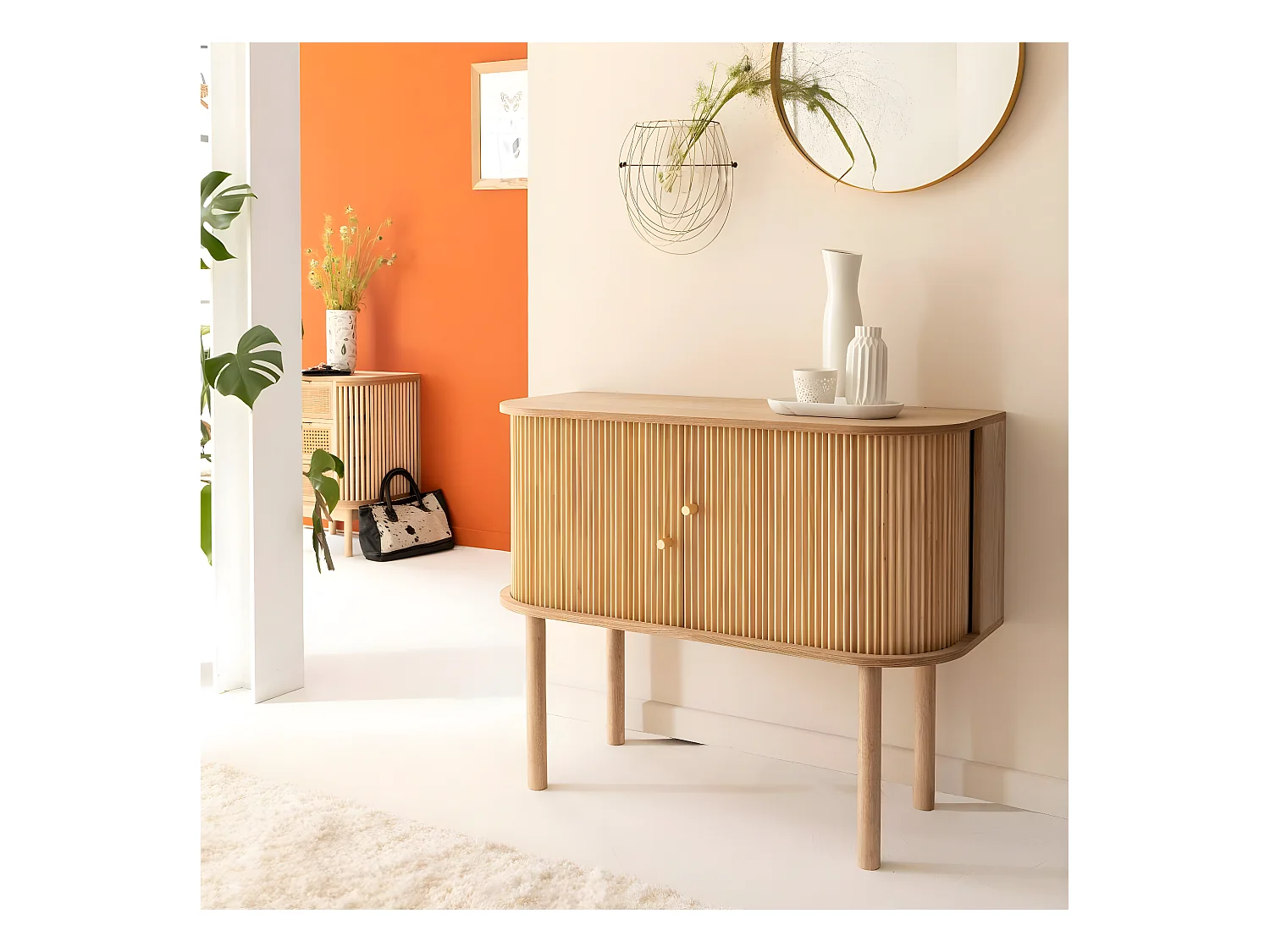 Buffet en bois de pin Colin