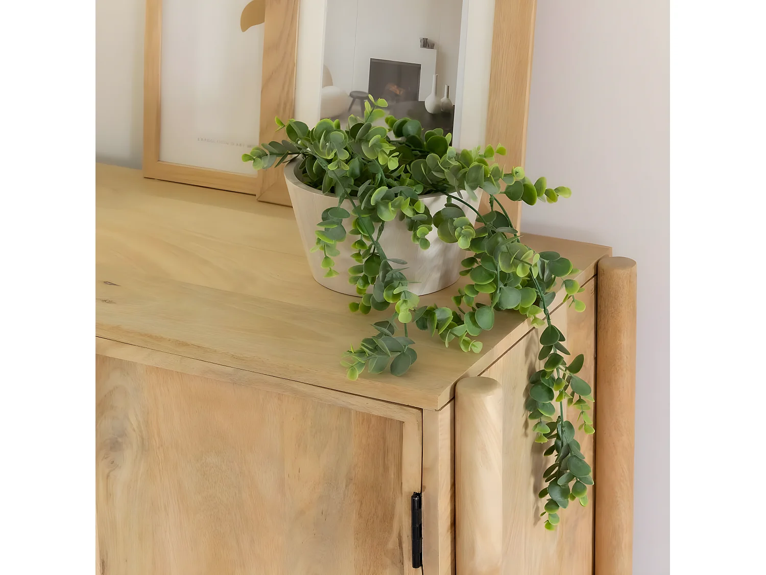 Buffet 3 portes en bois de manguier Nova