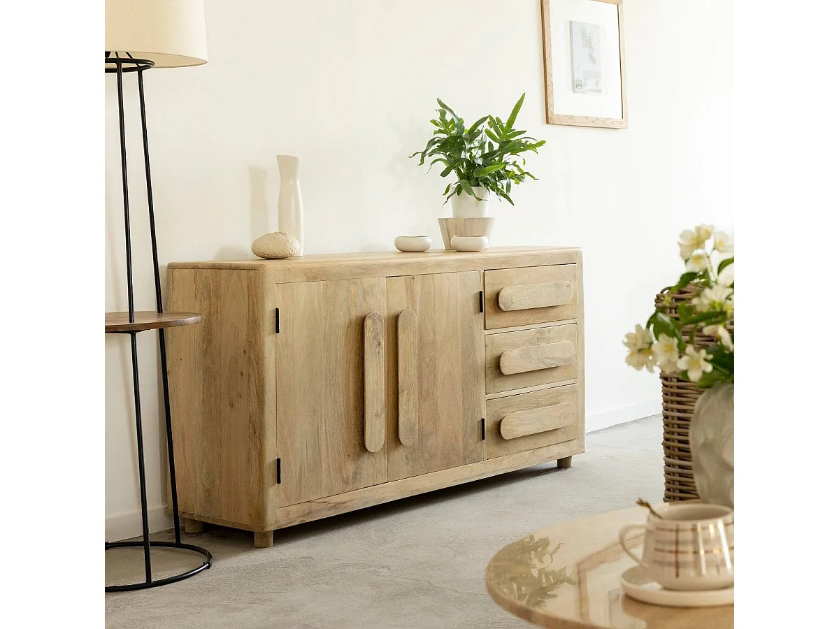 Buffet en bois de manguier Kael