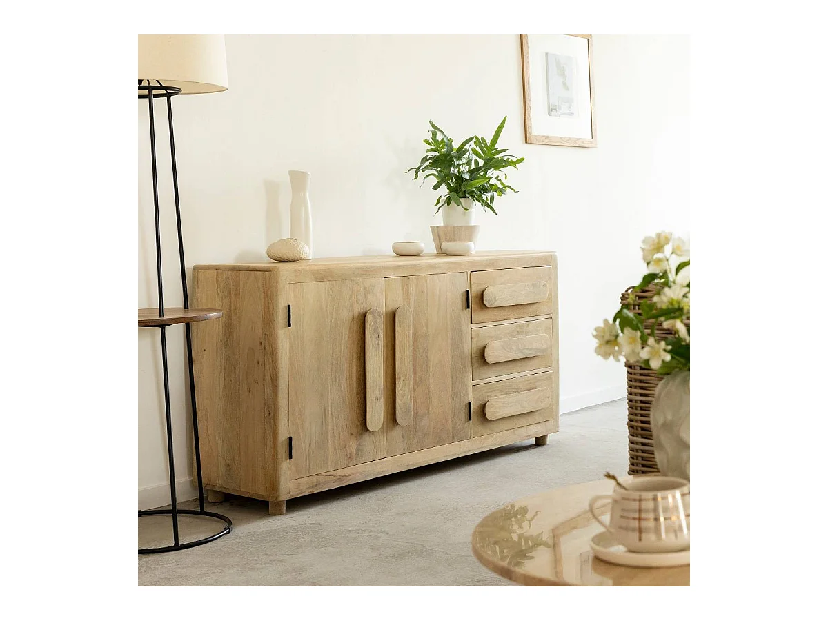 Buffet en bois de manguier Kael
