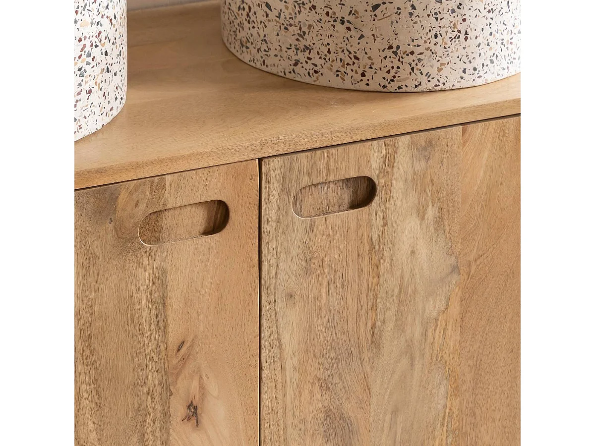 Meuble sous vasque en bois de manguier Rowene