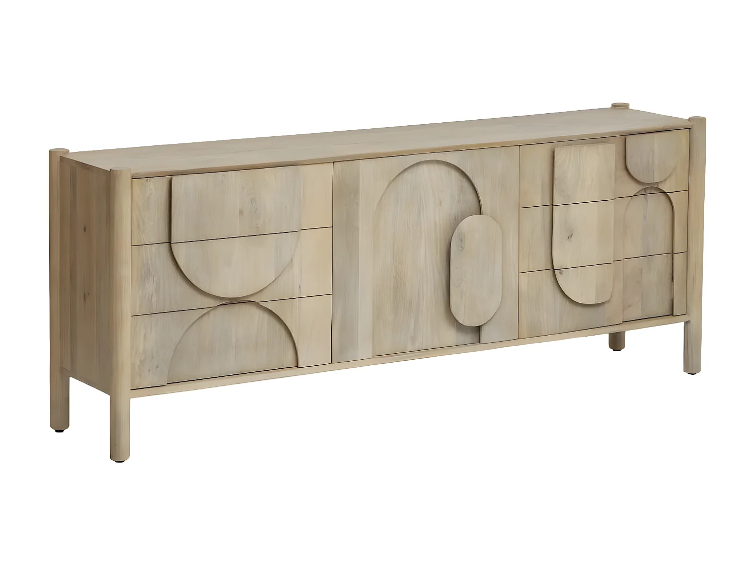 Buffet en bois de manguier Tysia