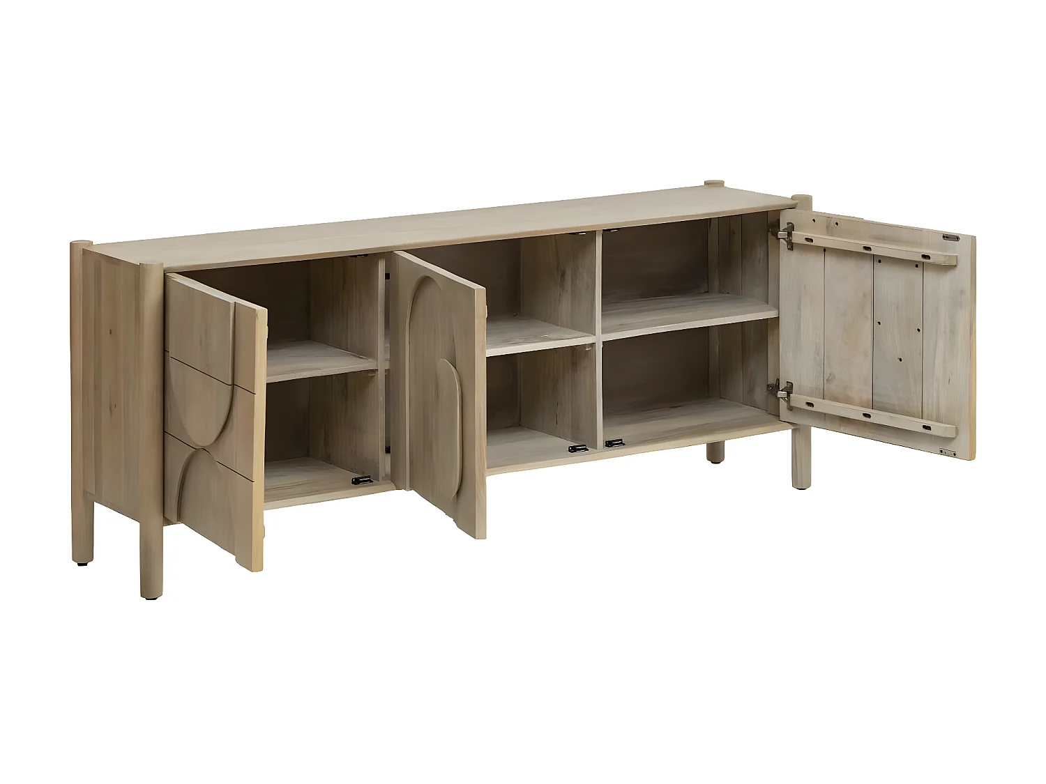 Buffet en bois de manguier Tysia