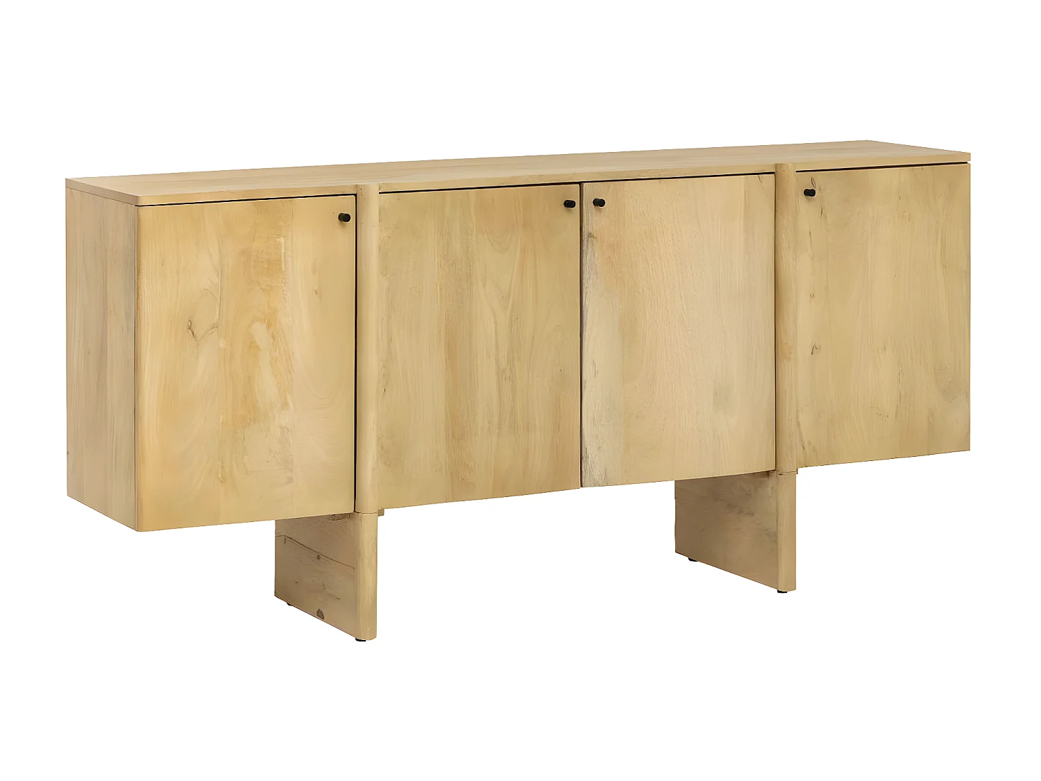 Buffet en bois de manguier 4 portes Amara