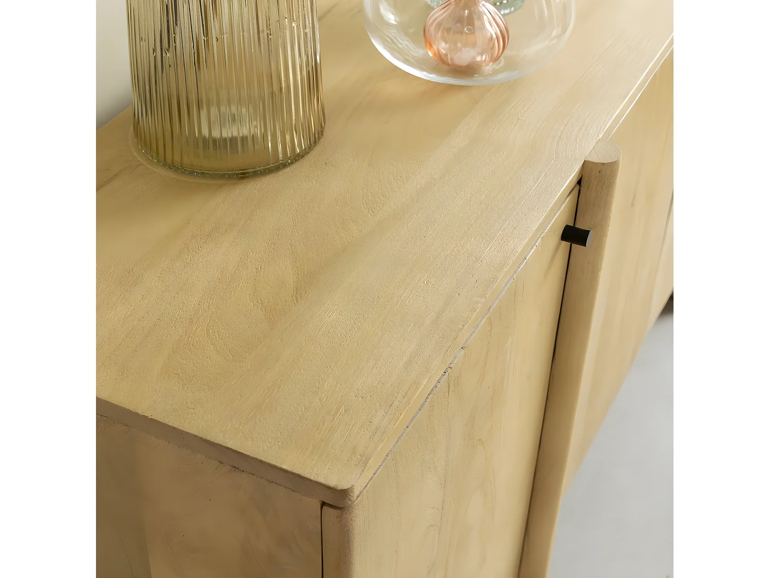 Buffet en bois de manguier 4 portes Amara