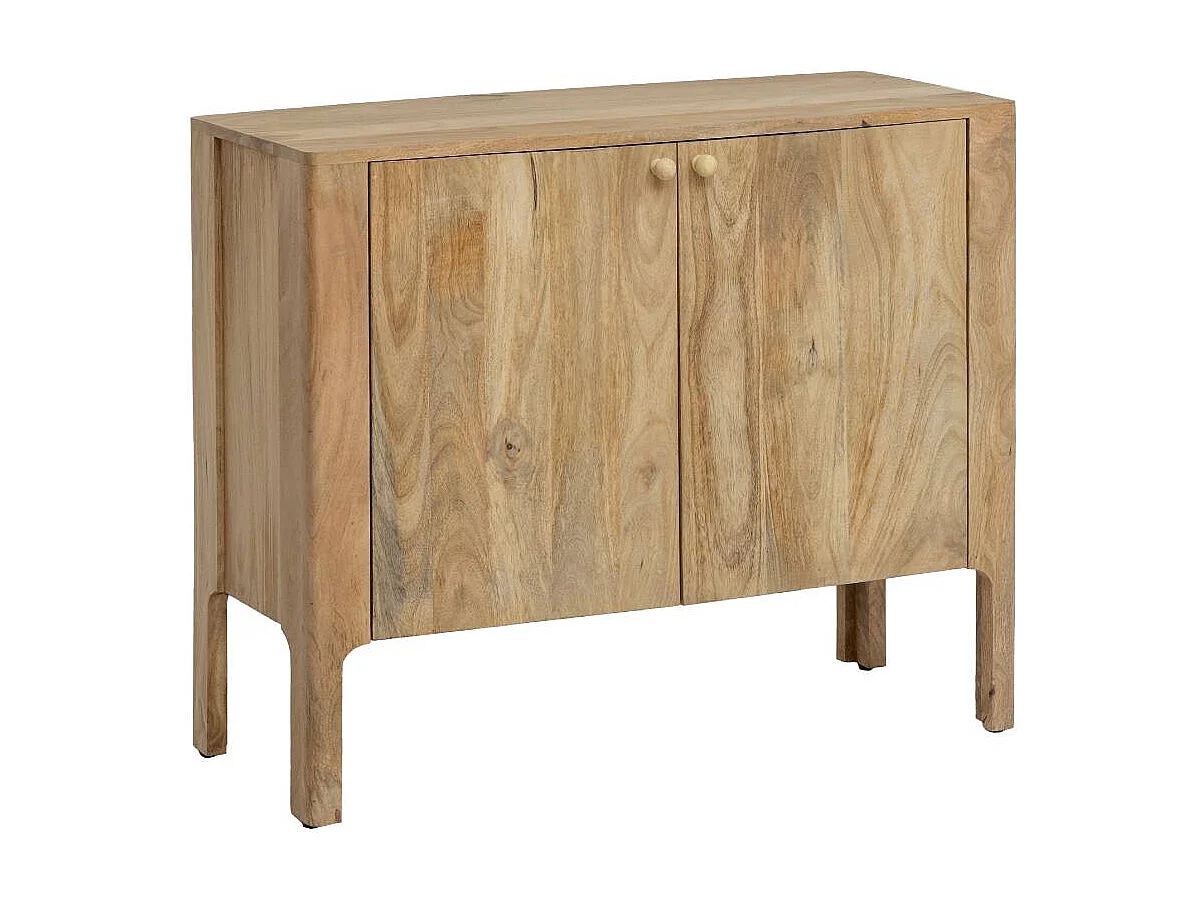 Buffet de madera de mango Tonin - Elegancia contemporánea para espacios reducidos