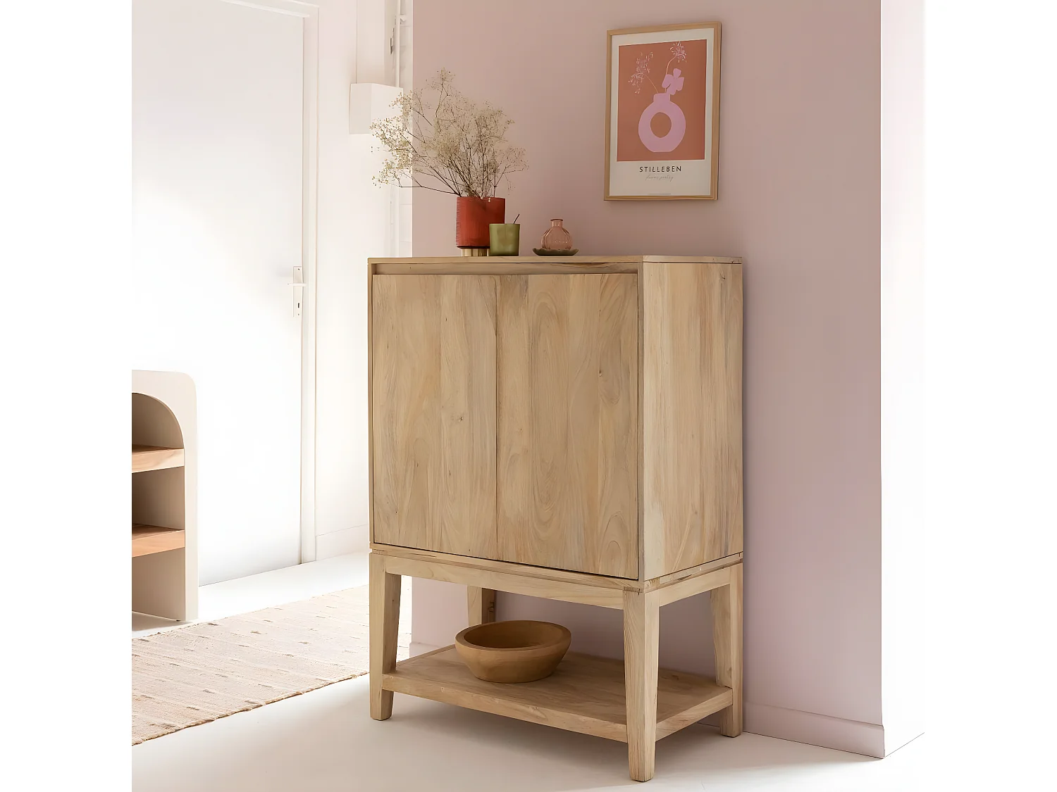 Buffet haut en bois de manguier Ode