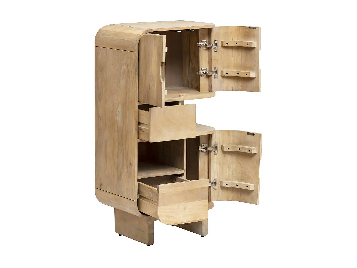 Buffet haut en bois de manguier Yoni