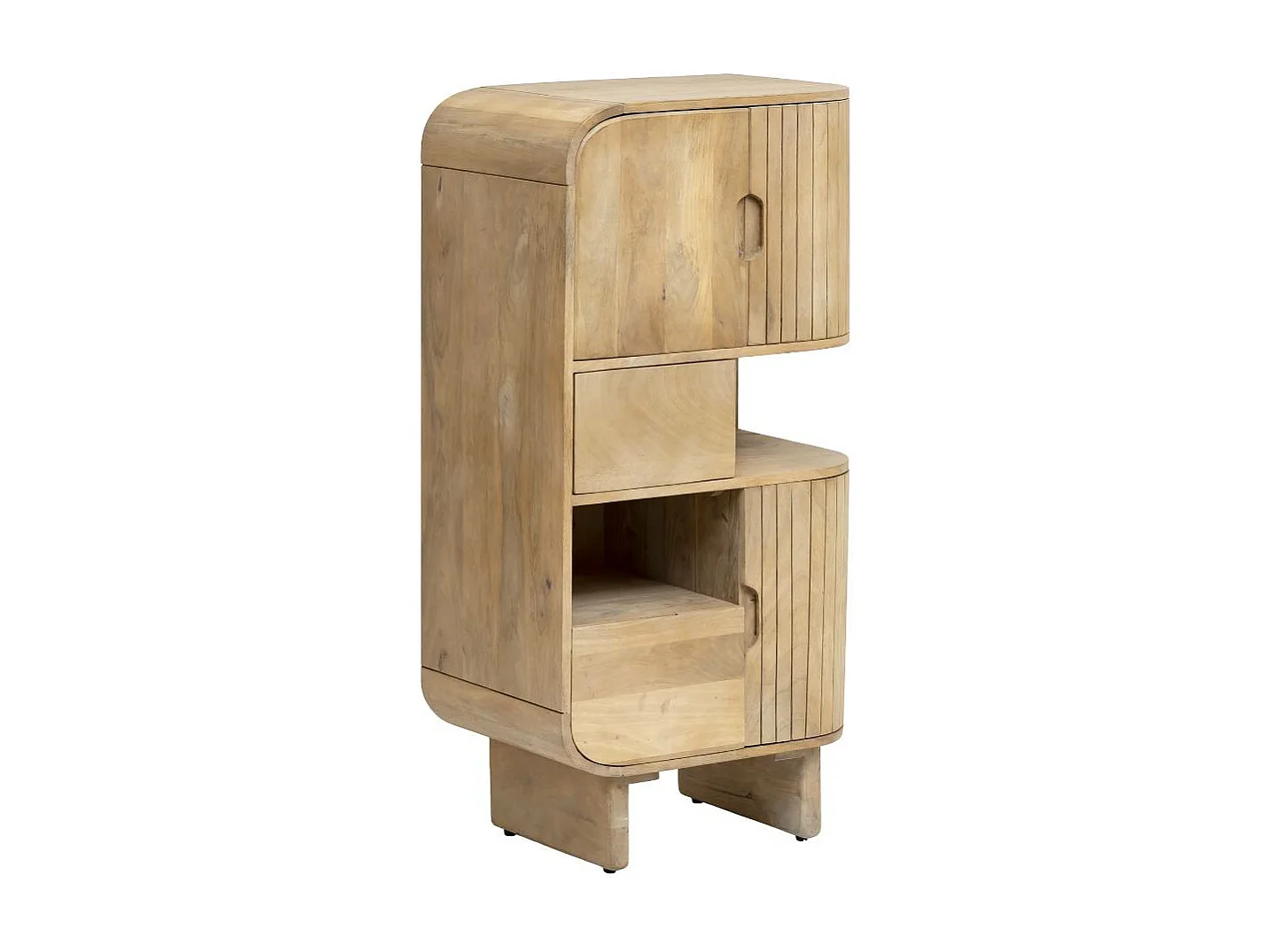 Buffet haut en bois de manguier Yoni