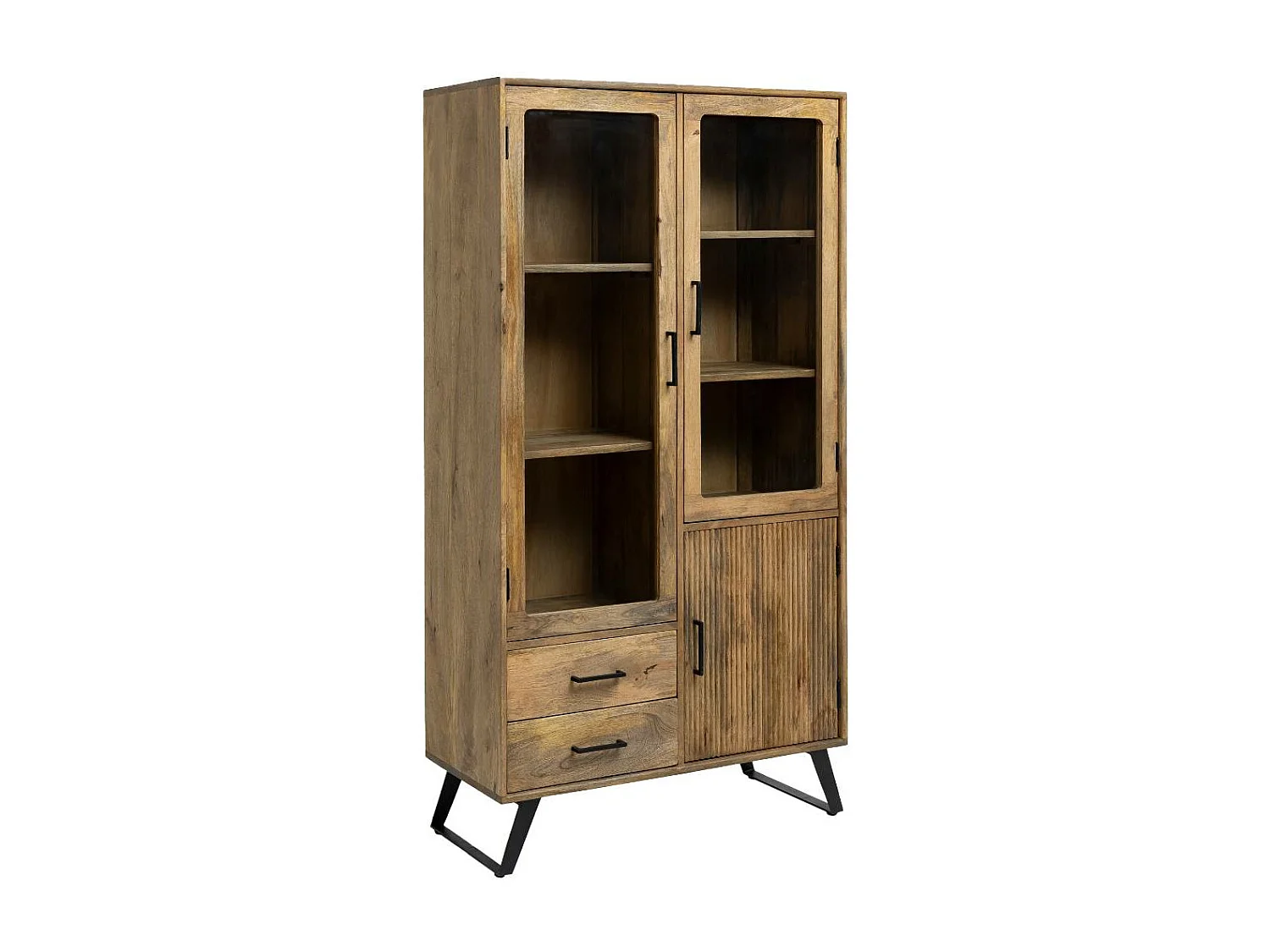 Vitrine Haute en bois de de manguier Joy