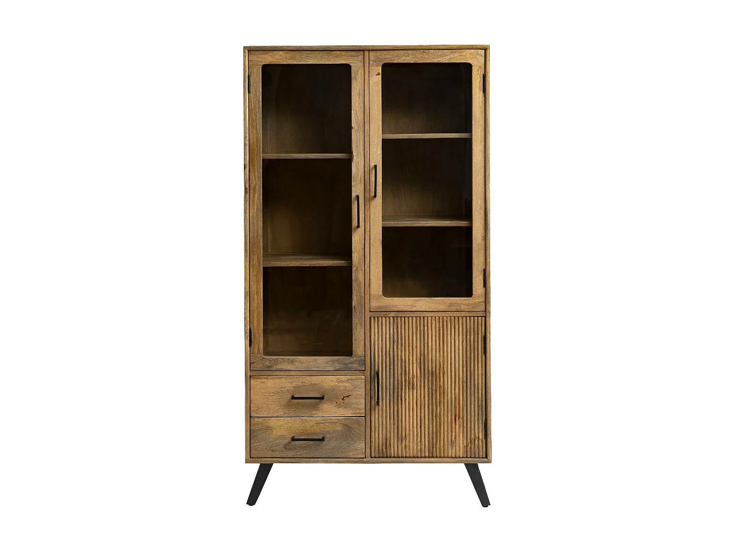 Vitrine Haute en bois de de manguier Joy