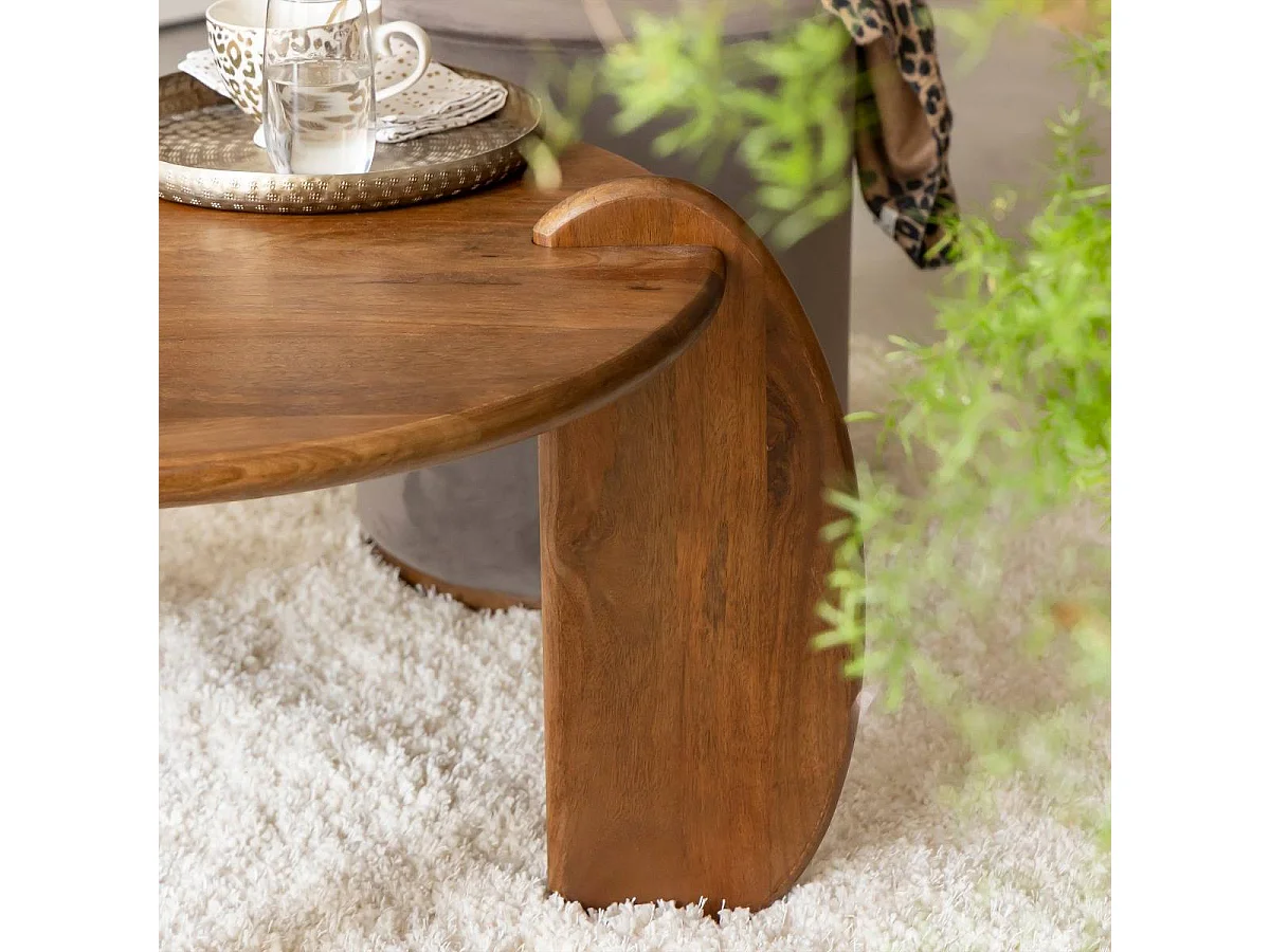 Table basse en bois de manguier Azure