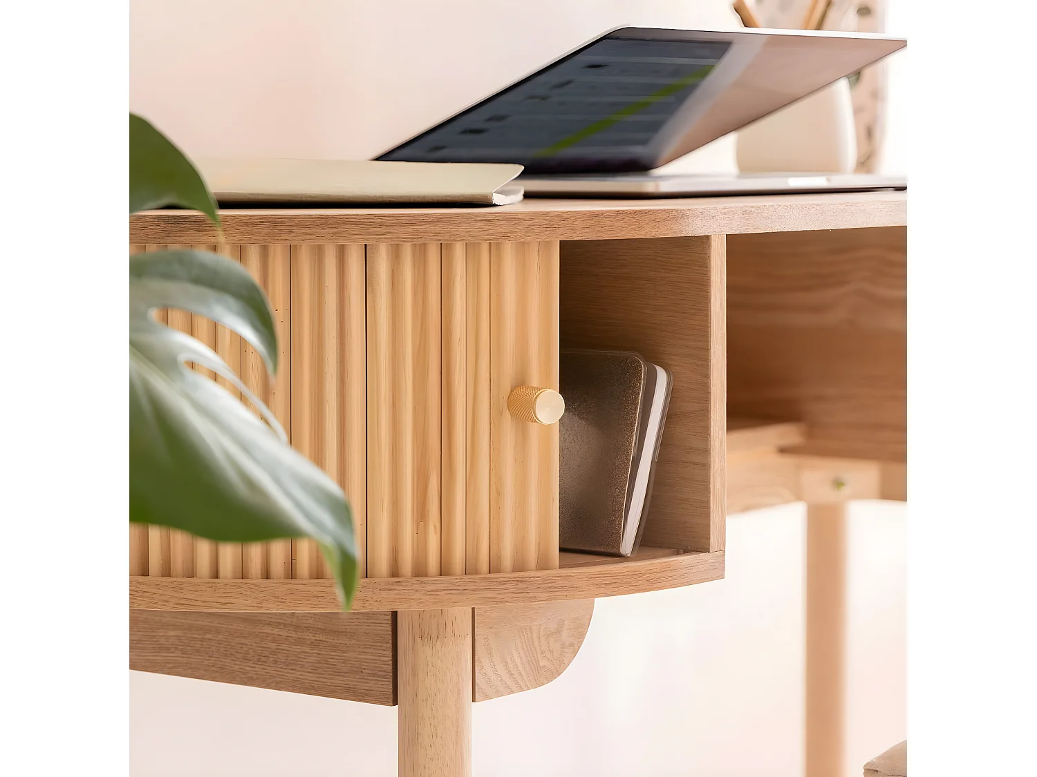 Bureau en bois pin Colin