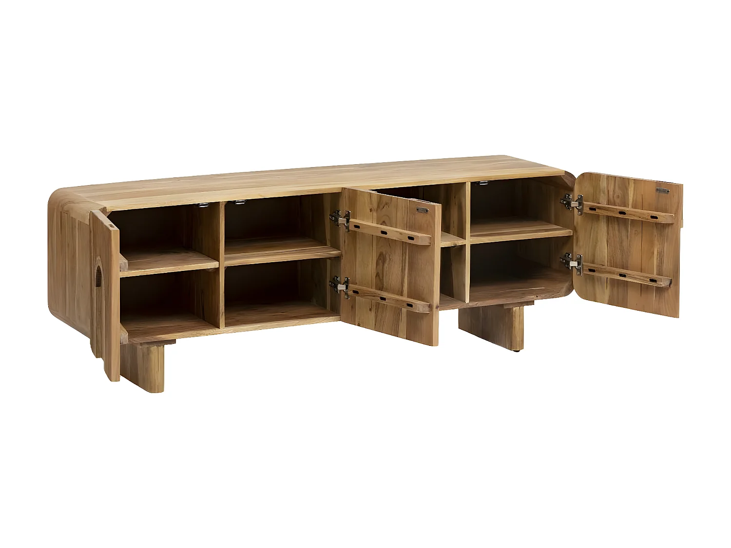 Meuble TV en bois d'acacia Tilio