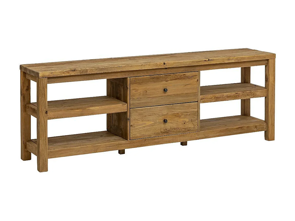 Meuble TV en bois de pin recyclé Blaise