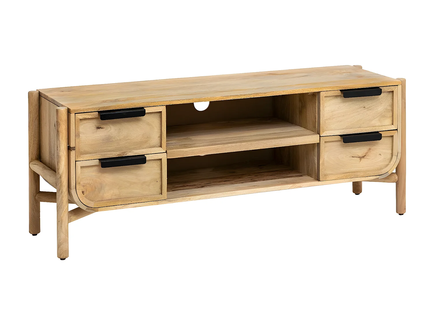 Meuble TV en bois de manguier Nova