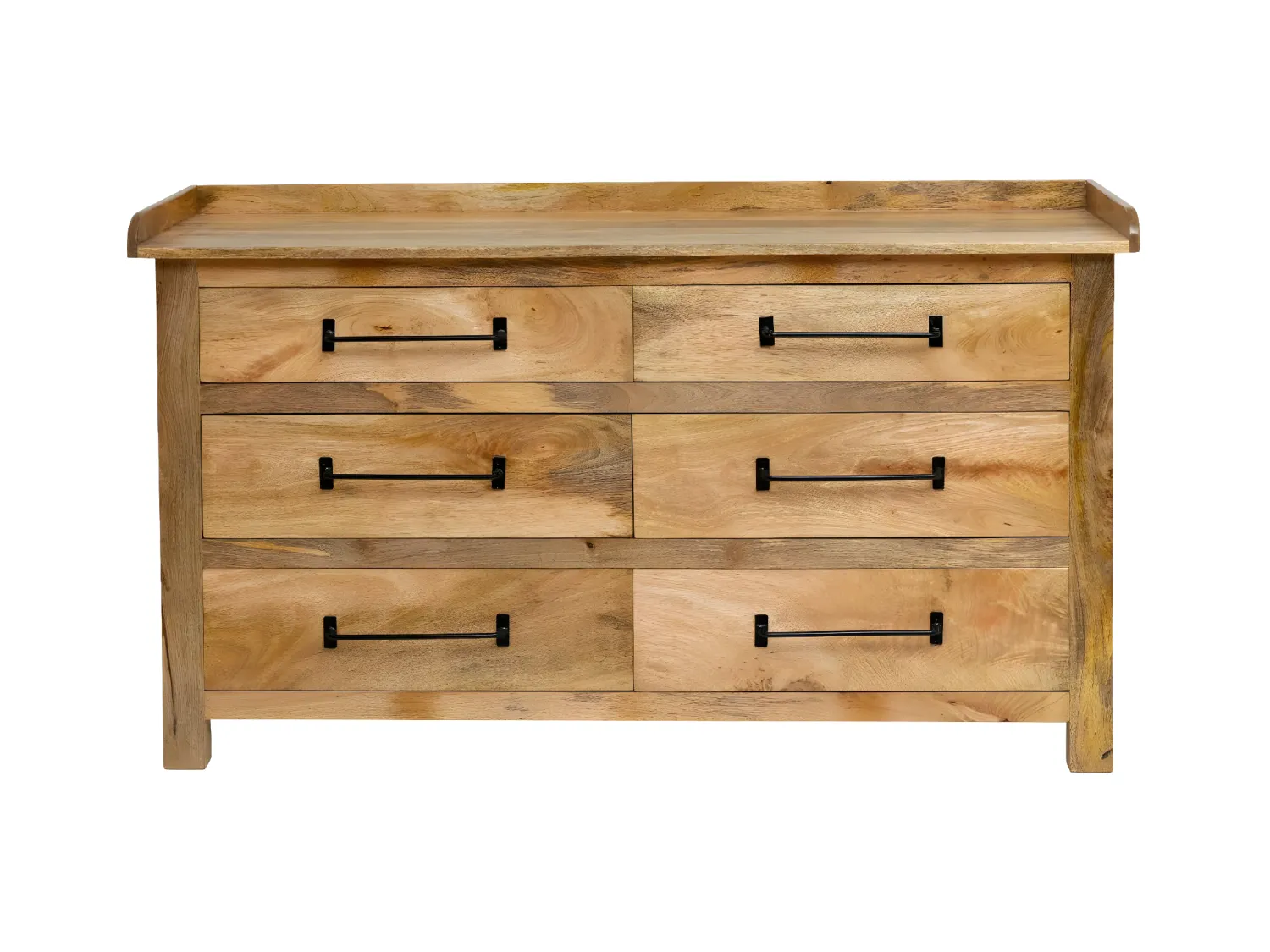 Commode en bois de manguier 6 tiroirs Dolly