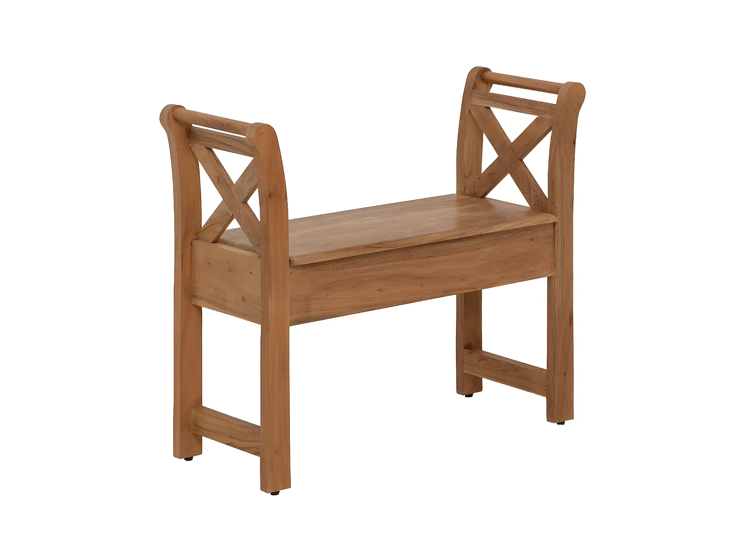Petit banc en bois d'acacia Isolde