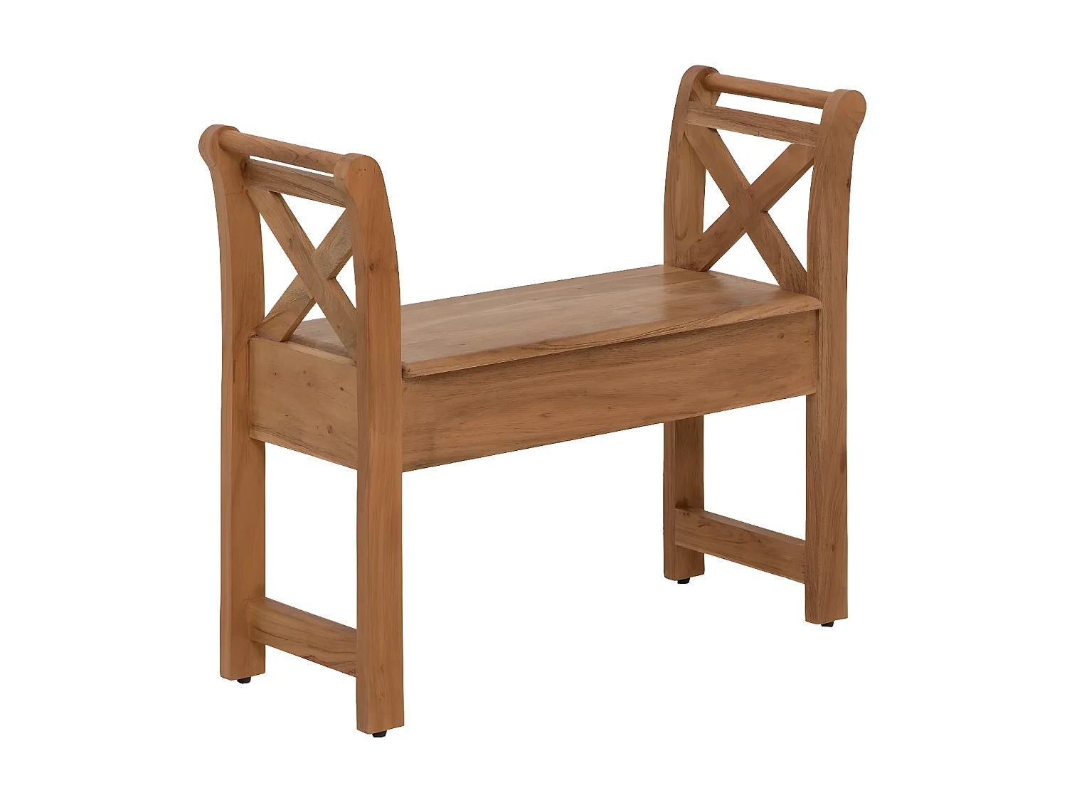 Petit banc en bois d'acacia Isolde