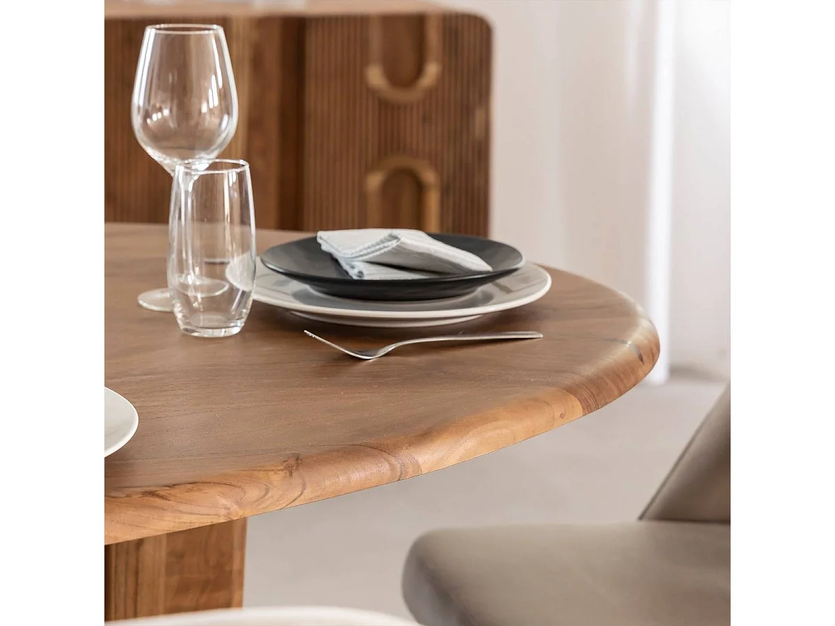 Table à manger en bois d'acacia Azure