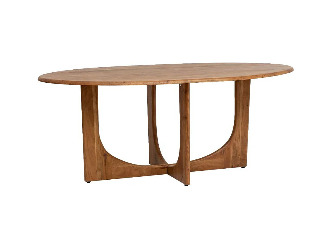 Table à manger en bois d'acacia Azure