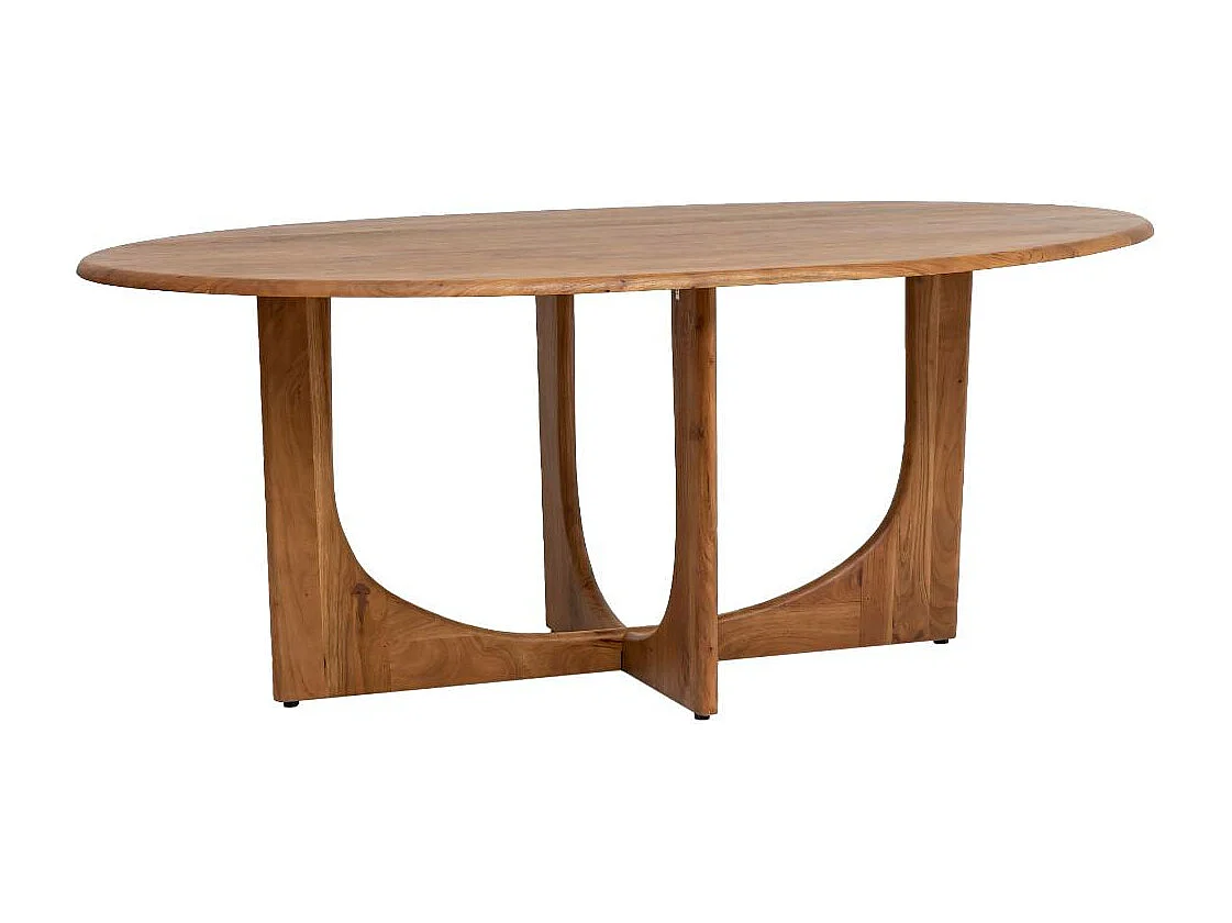 Table à manger en bois d'acacia Azure