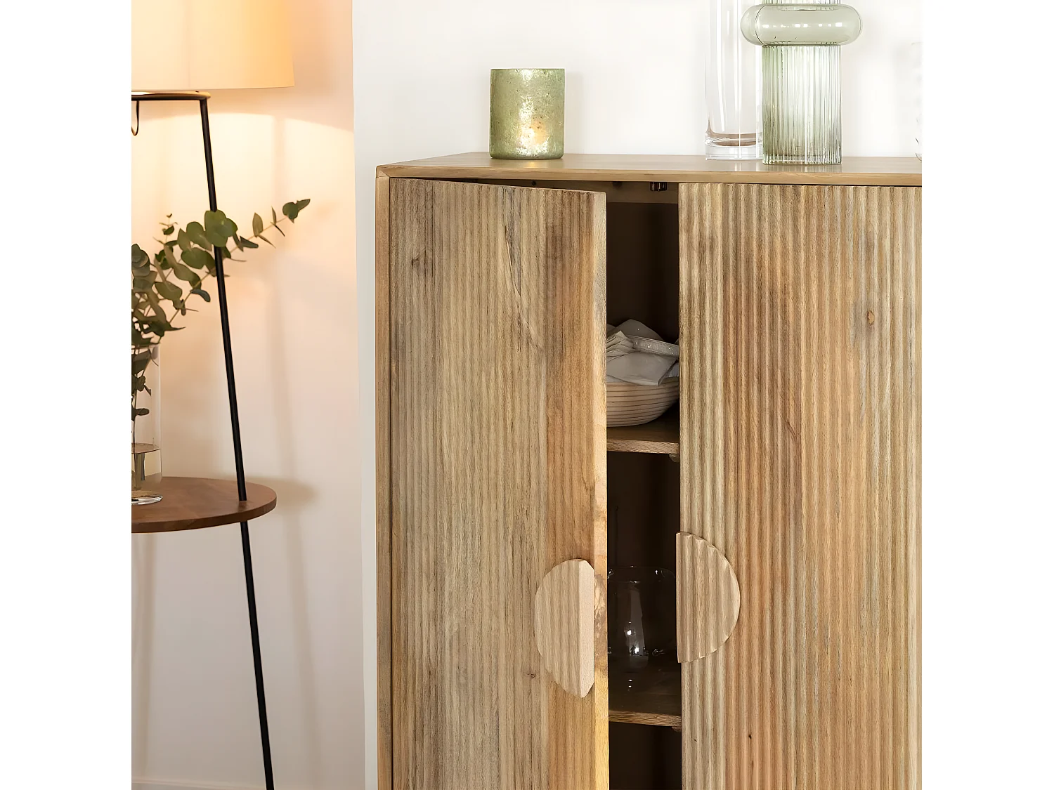 Armoire en bois de manguier Ewan