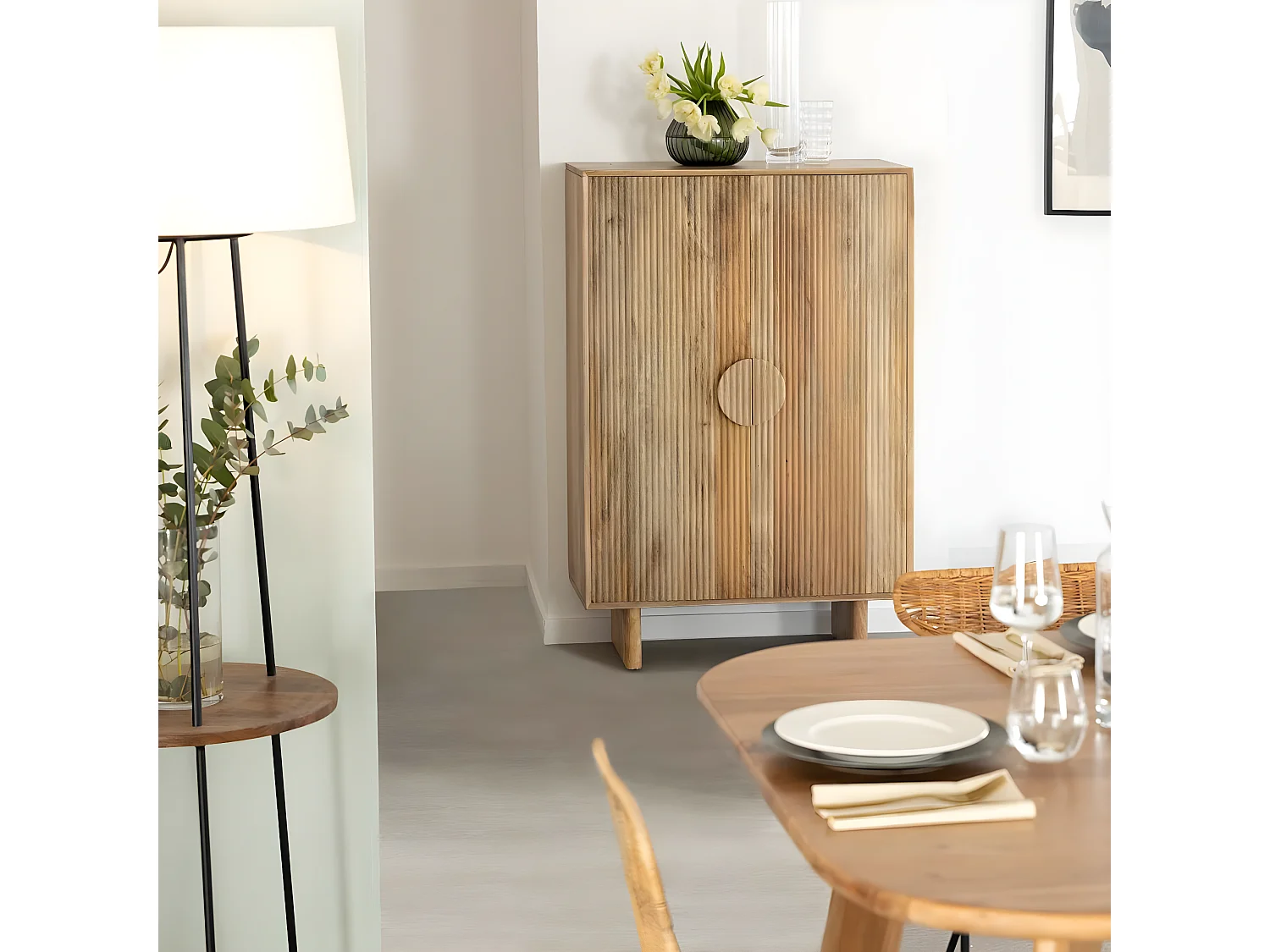 Armoire en bois de manguier Ewan