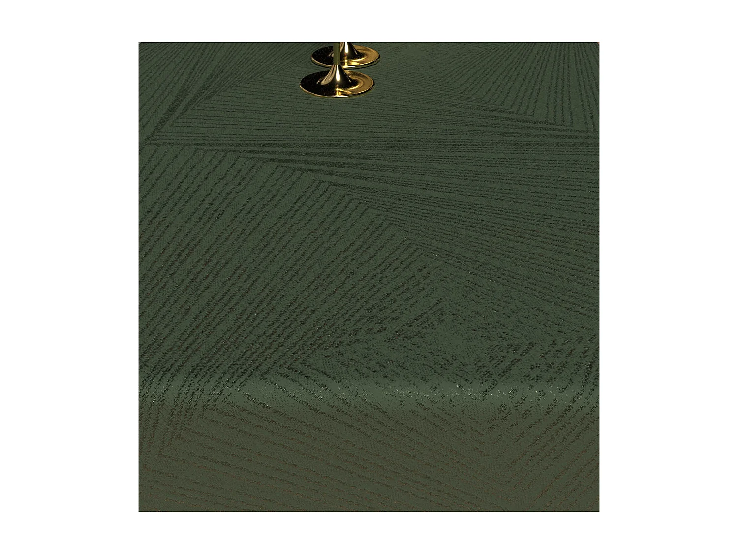 Mantel cuadrado antimanchas 180x180 cm LUXURY verde, por Soleil d'Ocre