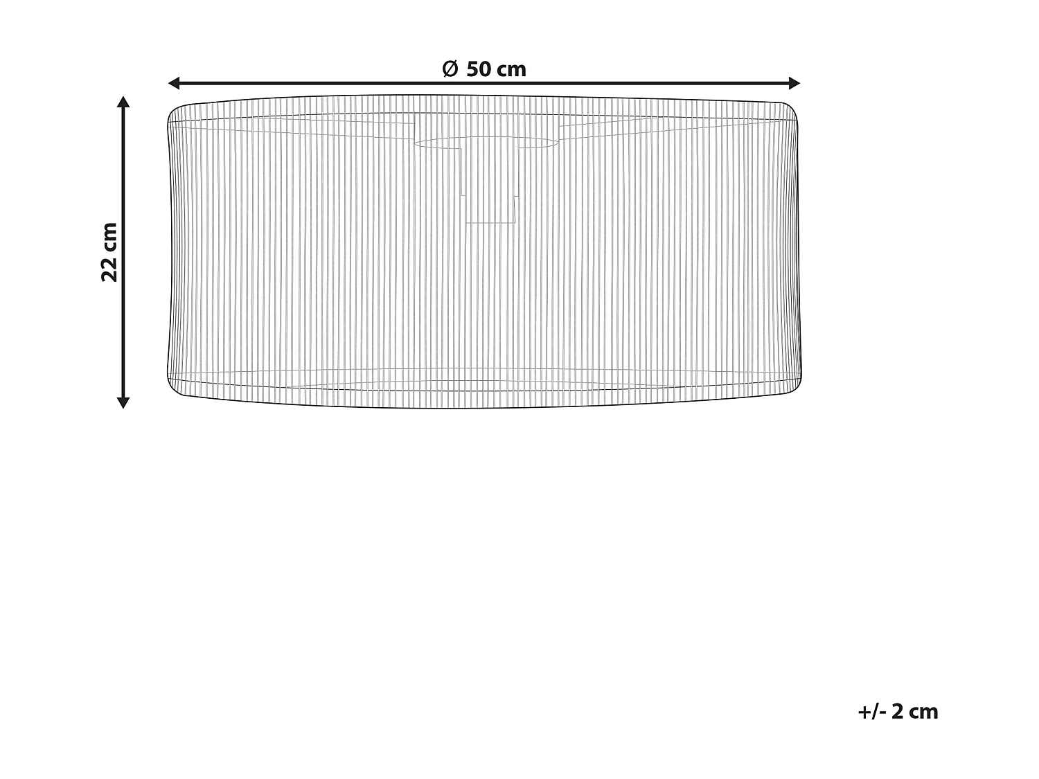 Lampa sufitowa SEWA Juta Naturalny