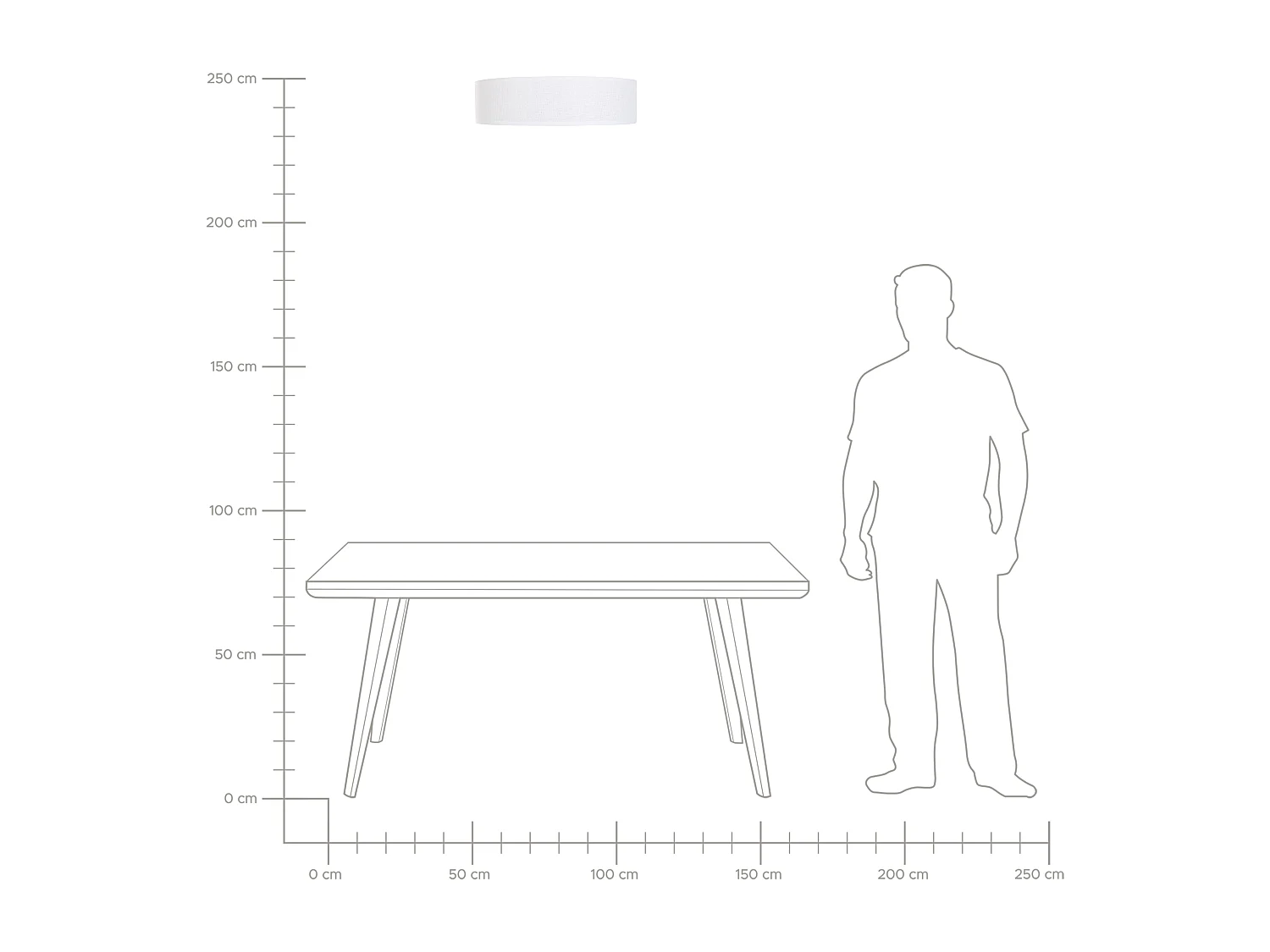 Plafonnier MAGNO Blanc