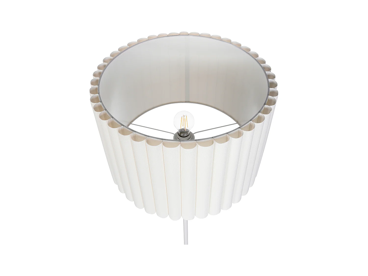 Lampada da pavimento LOURENS Metallo Crema