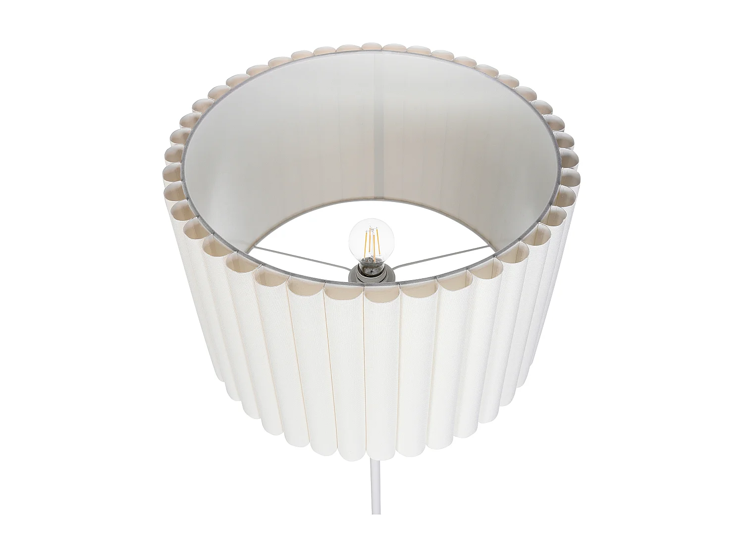 Stehlampe LOURENS Metall Creme