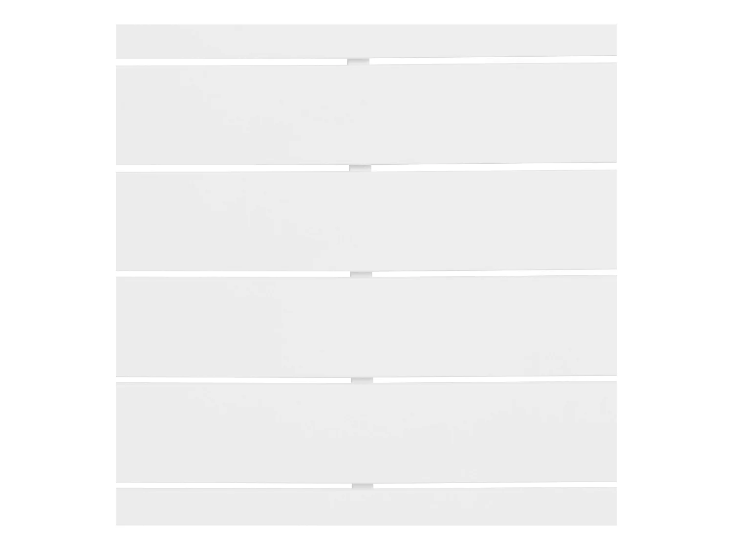 Gartentisch FRATTE 120 cm 64 cm Metall Weiss