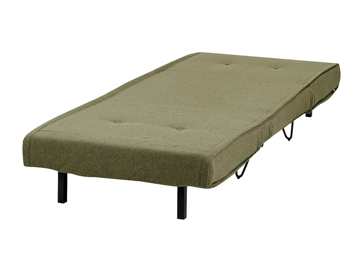 Fauteuil convertible VESTFOLD Tissu Vert olive