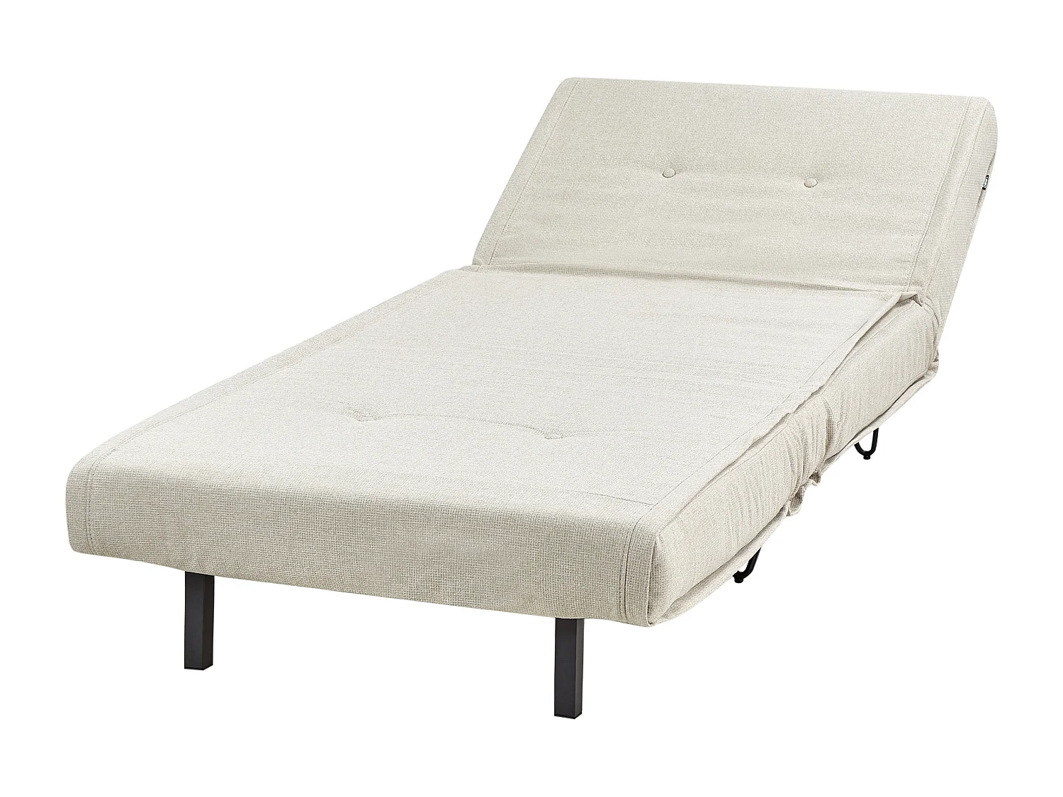Sofá-cama individual VESTFOLD Tecido Creme claro