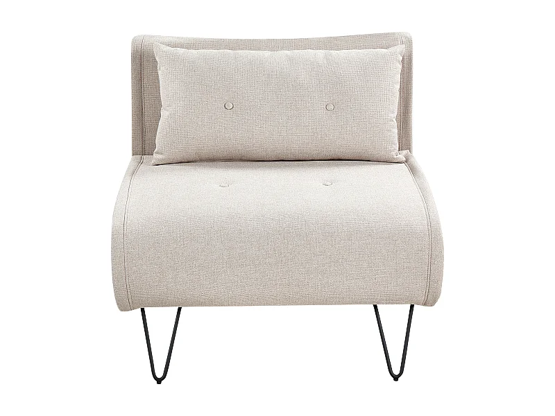 Sofa rozkładana jednoosobowa VESTFOLD Jasnobeżowy