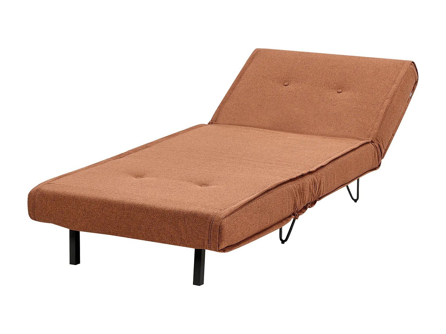 Fauteuil convertible VESTFOLD Tissu Orange