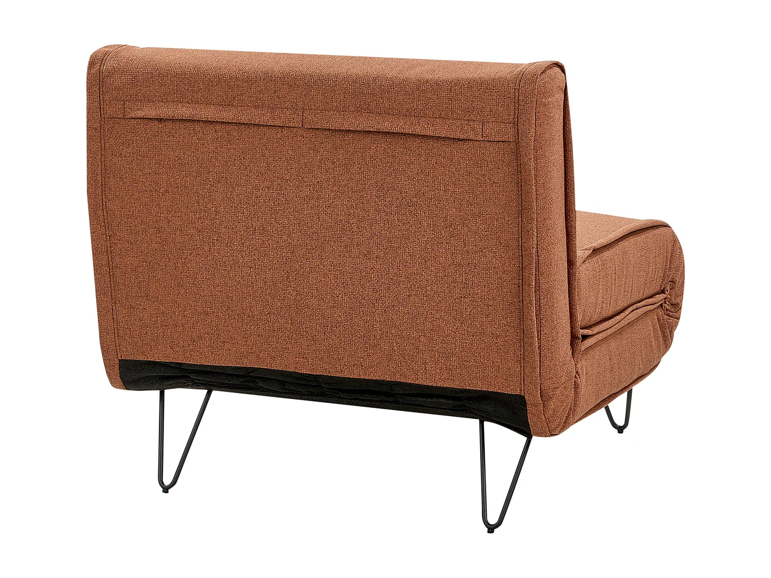 Fauteuil convertible VESTFOLD Tissu Orange