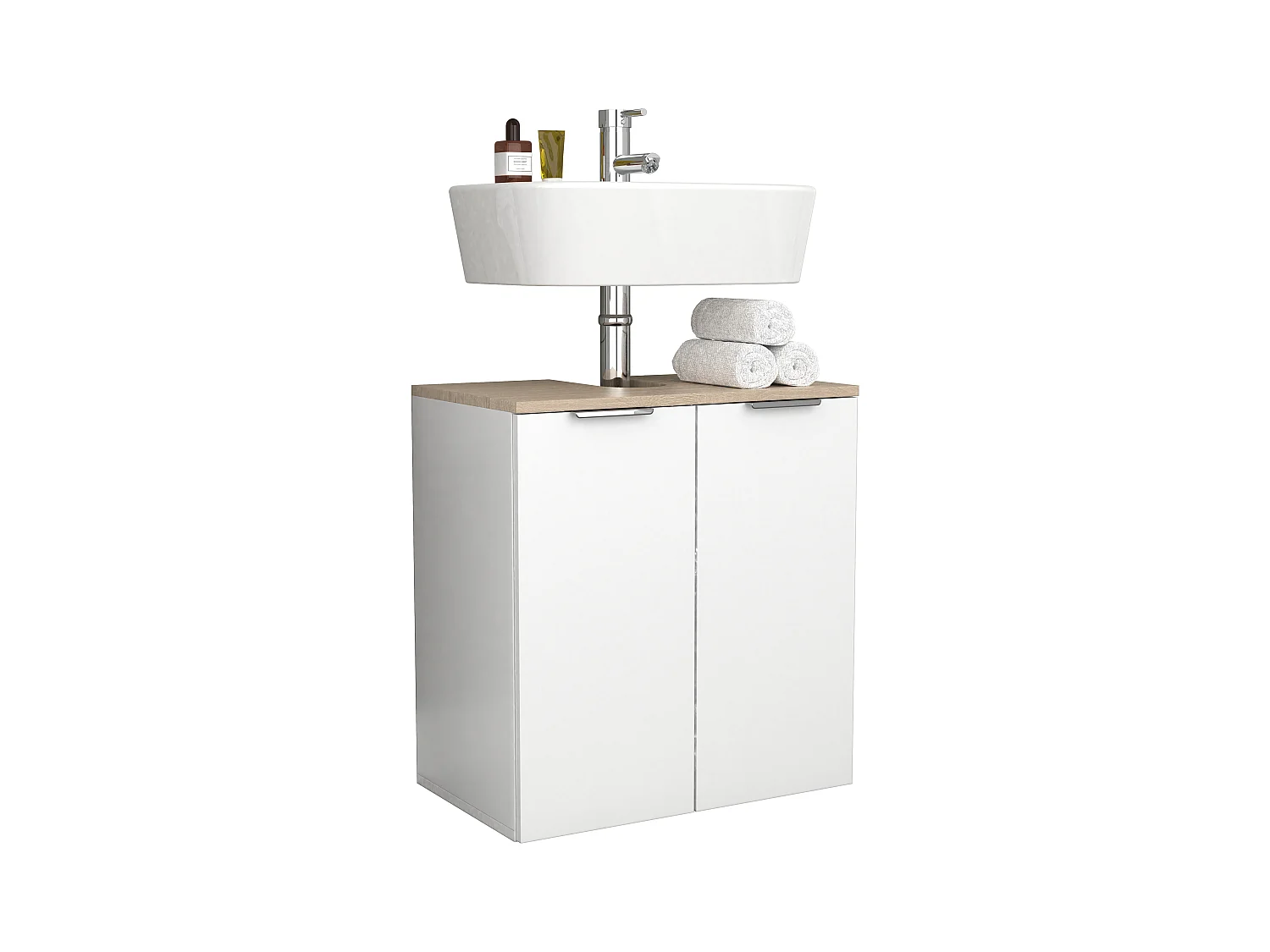 Mobile bagno in legno con ante a battente Donali