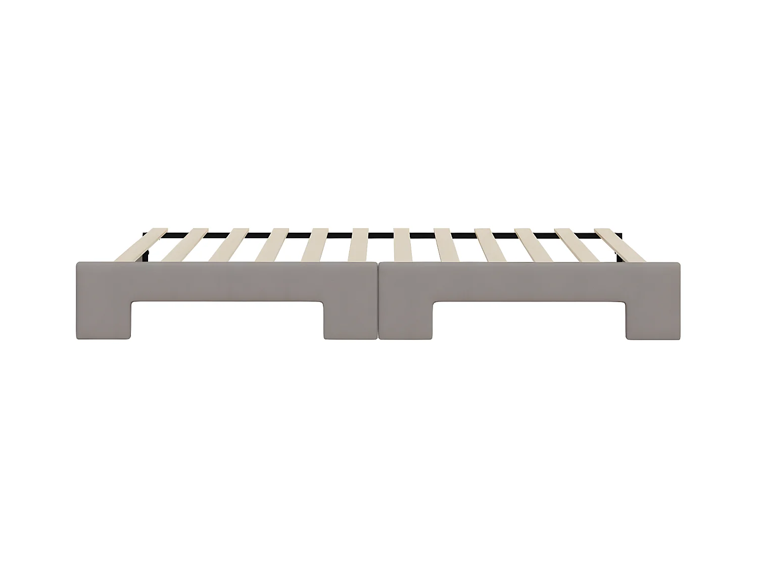 Sofá cama nido tela gris taupe 90x200 cm