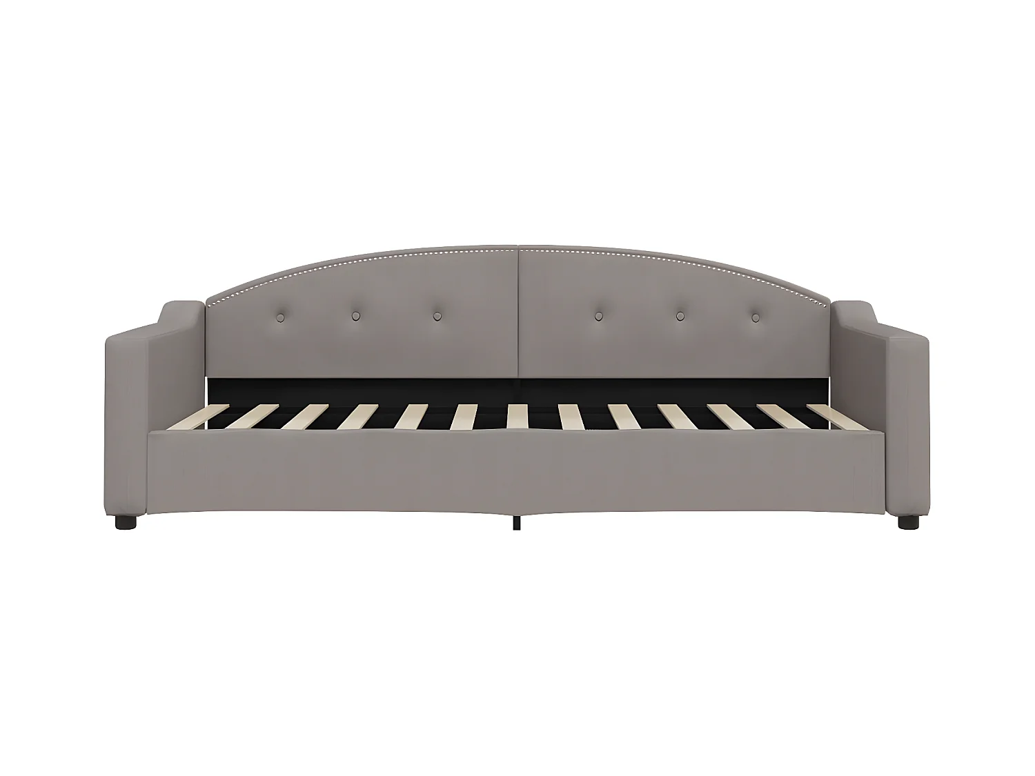 Sofá cama nido tela gris taupe 90x200 cm