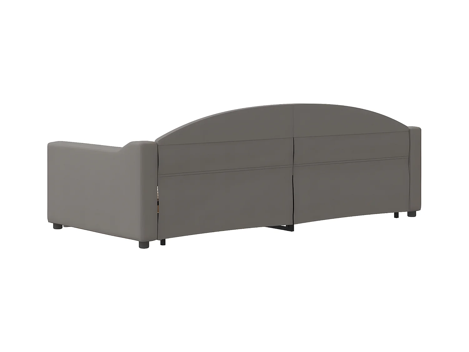 Sofá cama nido tela gris taupe 90x200 cm