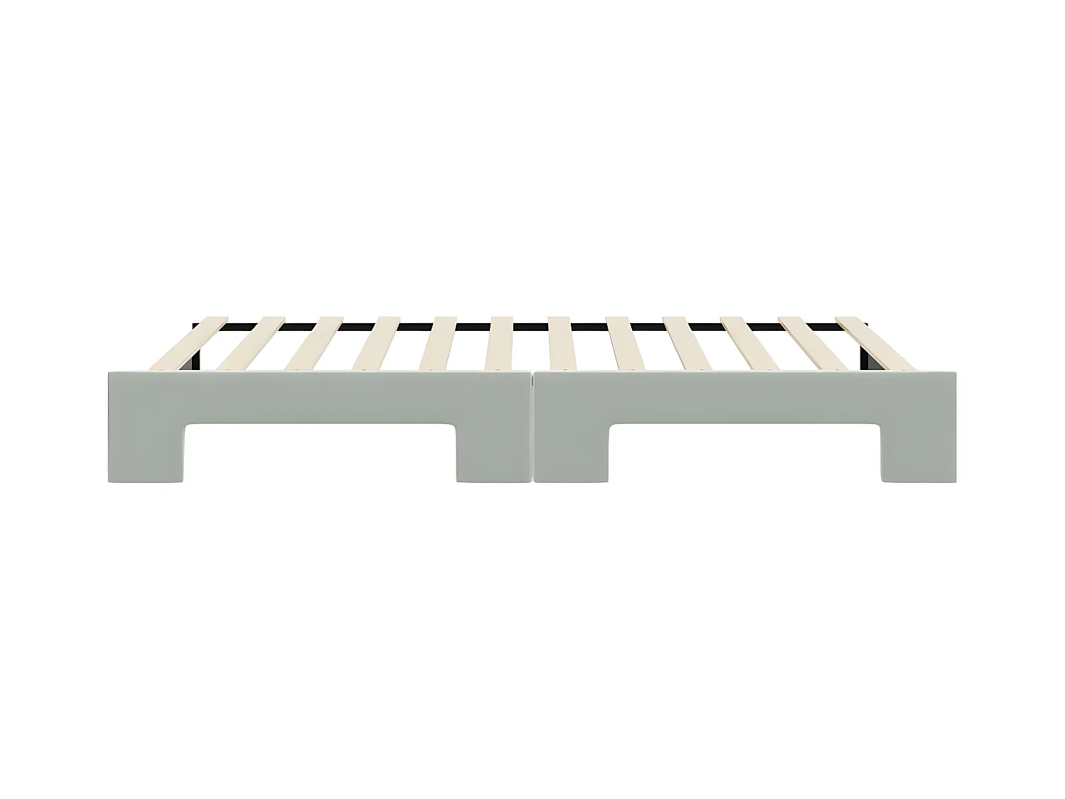 Sofá-cama com gavetão 100x200 cm veludo cinzento-claro
